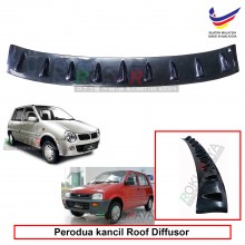 Perodua Kancil 1994-2009 Vortex Generator Shark Fin Aerodynamic Rear Top Roof Diffuser Diffusor